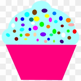 Cupcake Pink Clip Art, HD Png Download - cupcake vector png