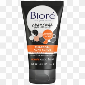Biore Charcoal Acne Clearing Cleanser, HD Png Download - pimple png