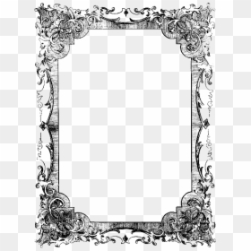 Vintage Black Frame Png, Transparent Png - vintage black frame png