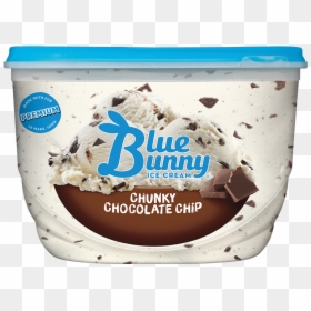 Chunky Chocolate Chip - Blue Bunny Mint Ice Cream, HD Png Download - chocolate chips png