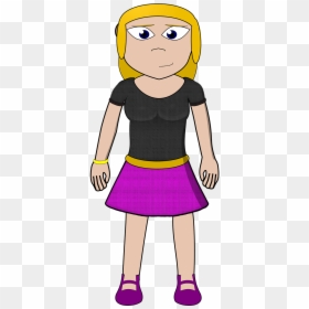 Girl Graphic Blonde, HD Png Download - blonde girl png