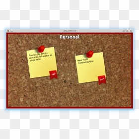 In The Corkboard - Sticky Notes Qml, HD Png Download - cork board png
