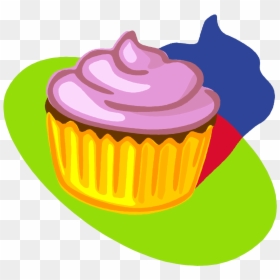 Muffin Clipart April - Cupcake Clipart Free, HD Png Download - cupcake vector png