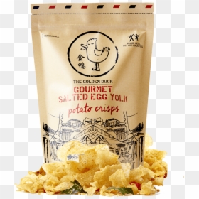 Golden Duck Salted Egg Chips, HD Png Download - potato chip png