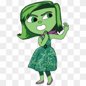 Disgust From Inside Out - Vice Versa Fond Blanc, HD Png Download - inside out disgust png