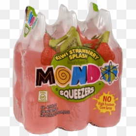 Mondo Kiwi Strawberry Splash - Strawberry, HD Png Download - fruit splash png