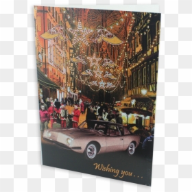 1963 Gold Avanti Christmas Card - Avanti Christmas Cards, HD Png Download - christmas card png