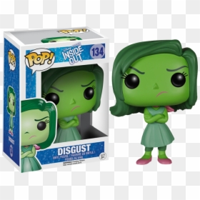 Disgust Pop Vinyl Figure - Inside Out Funko Pop, HD Png Download - inside out disgust png