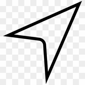 Computer Cursor - Triangle, HD Png Download - computer cursor png