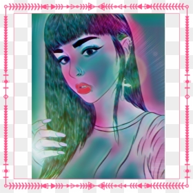 Edit Cute Art Piercings Enhancement Cute - Girl, HD Png Download - cute girl png