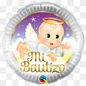 Mi Bautizo Balloons, HD Png Download - baby angel png