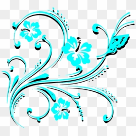 Butterfly Scroll Clip Art Vector Online Royalty Free - Wedding Design Png, Transparent Png - corner scroll png