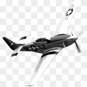 Aviones De La Segunda Guerra Mundial Png , Png Download - P51 Mustang White Background, Transparent Png - aviones png