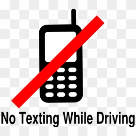 Transparent Driver Clipart - No Texting While Driving Clipart, HD Png Download - texting png