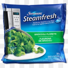 Steamed Broccoli In Bag, HD Png Download - brocoli png