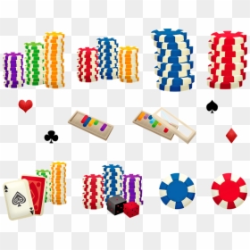 Poker Chips, Gambling, Card Game, Casino, Chips, Gamble - Jetons Jeux De Cartes, HD Png Download - casino chips png
