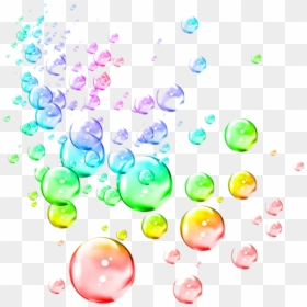 Bubble Clipart Colorful - Soap Bubbles, HD Png Download - bubbles background png