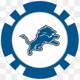 Detroit Lions Ball Marker - Carolina Hurricanes Clip Art, HD Png Download - casino chips png