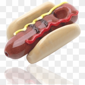 Glass Hot Dog Pipe, HD Png Download - smoking pipe png