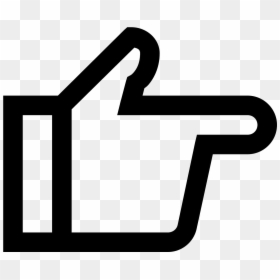 Hand Right Icon - Icon, HD Png Download - thumbs up clipart png