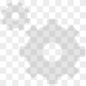 White Gear Png - White Gears No Background, Transparent Png - gear png transparent