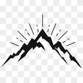 Sketsa Gunung Untuk Logo, HD Png Download - mountain peak png
