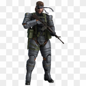 Transparent Deathstroke Png - Metal Gear Solid Peace Walker Solid Snake, Png Download - gear png transparent