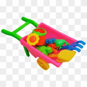 Svg Library Stock Beach Toys In Wheelbarrow - Beach Toy Clipart, HD Png Download - baby toy png