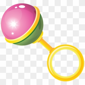 Instruments Clipart Rattle - Transparent Baby Rattle Png, Png Download - baby toy png