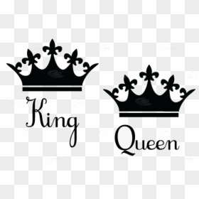 Queen Crown Silhouette At Getdrawings King Crowns Transparent - Queen & King Crowns, HD Png Download - transparent queen crown png
