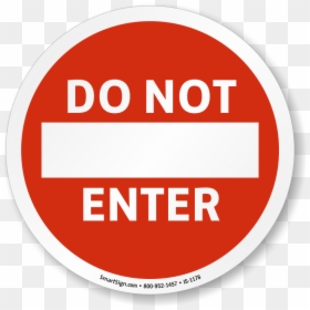 Transparent Do Not Enter Png - Do Not Enter Sign Transparent, Png Download - enter png