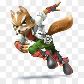 Nintendo Fanon Wiki - Fox Super Smash Bros Wii U, HD Png Download - star fox png