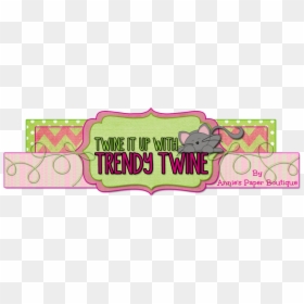 Twine It Up By Annie"s Paper Boutique - Cartoon, HD Png Download - twine bow png