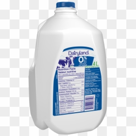 Dairyland Fat Free Skim Milk 4 Litre Jug - Dairyland Milk, HD Png Download - milk gallon png