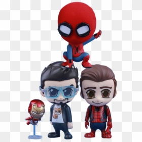 Homemade Suit Spider Man, Peter Parker, Tony Stark - Spiderman Tony Stark Png, Transparent Png - spider-man homecoming png