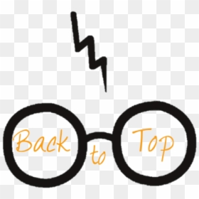 Harry Potter Drawings Glasses And Lightning Bolt, HD Png Download - scar png