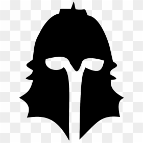Knight Helmet Silhouette, HD Png Download - knight png
