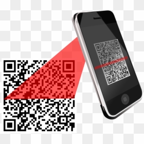 Qr Code Mobile Phone, HD Png Download - jail bars png