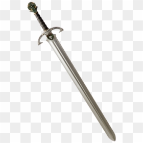 Sword With Emerald Hilt, HD Png Download - knight png
