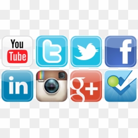 Social Media Signs Vector, HD Png Download - social media logos png
