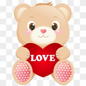 Love, HD Png Download - teddy bear png