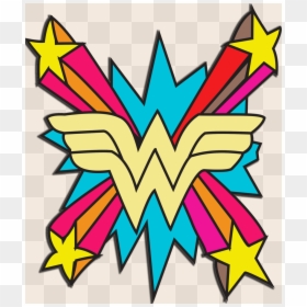 Logo Wonder Woman Png, Transparent Png - wonder woman logo png