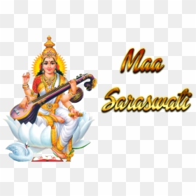 Saraswati God, HD Png Download - saraswati png