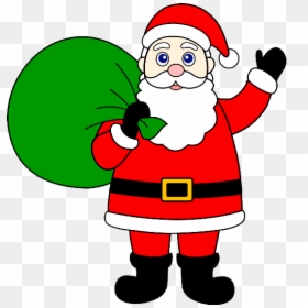 Drawing Easy Christmas Santa Claus, HD Png Download - santa claus png