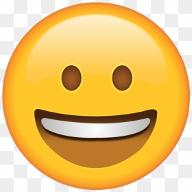 Smiley Face Emoji, HD Png Download - iphone emoji faces png