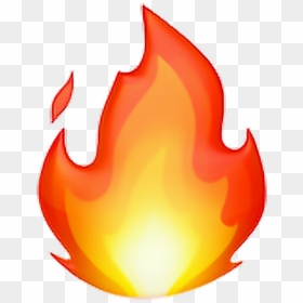 Fire Emoji, HD Png Download - iphone emoji faces png
