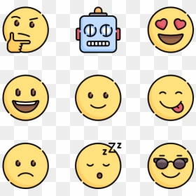 Emoticon Png, Transparent Png - iphone emoji faces png