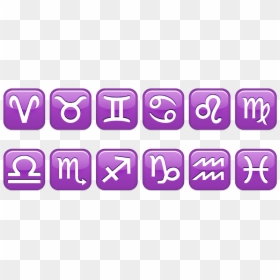 Zodiac Emojis, HD Png Download - iphone emoji faces png
