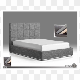 Lift Up Storage Bed Gray, HD Png Download - glare png