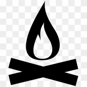 Camping Symbol Png, Transparent Png - campfire png